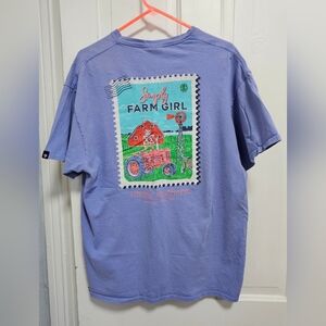 Simply Farm Girl Purple T-Shirt